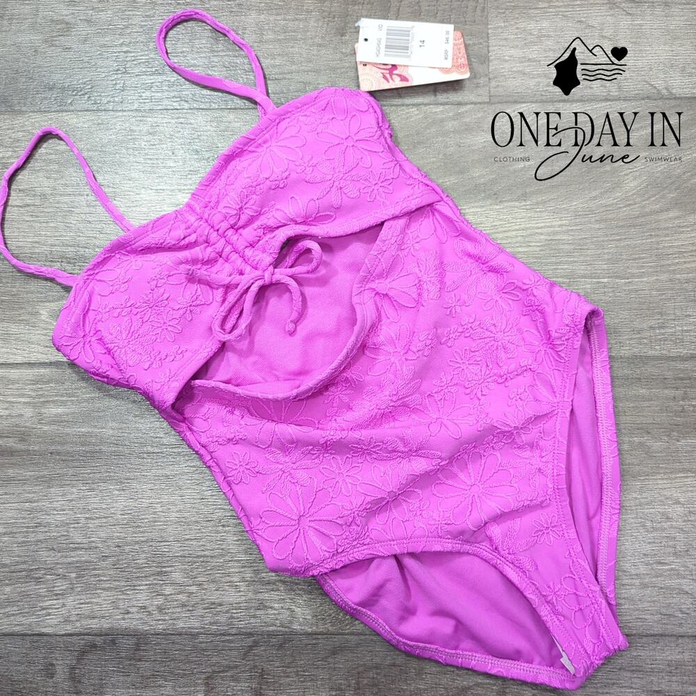 Hobie Cutout One Piece Swimsuit Size 14